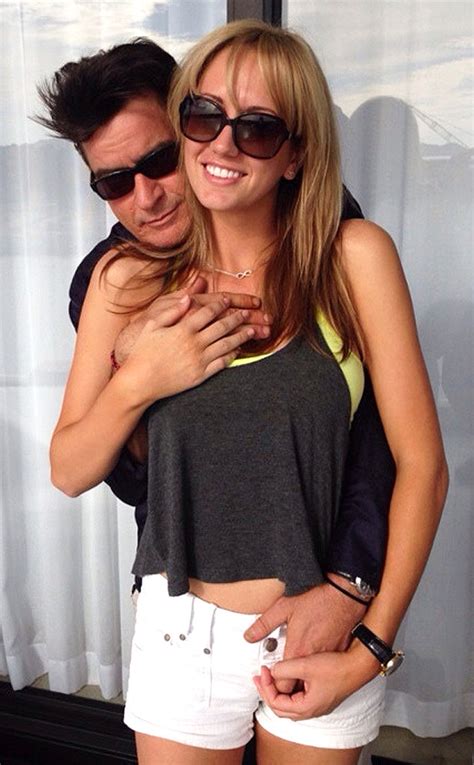 charlie sheen current girlfriend.